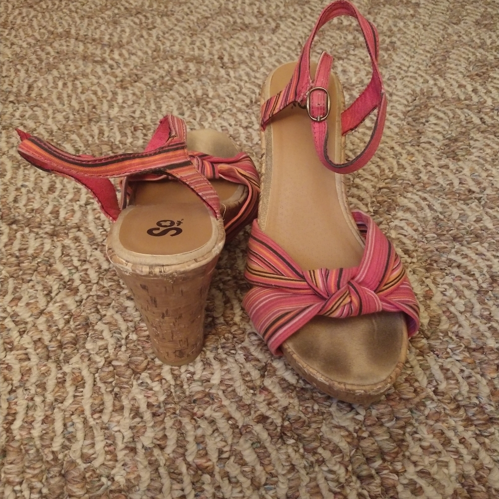 Pink Multicolor Heels - Picture 3 of 4